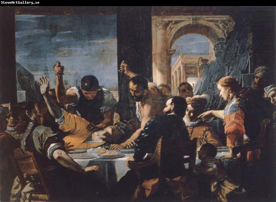 Mattia Preti The guest meal Abschaloms